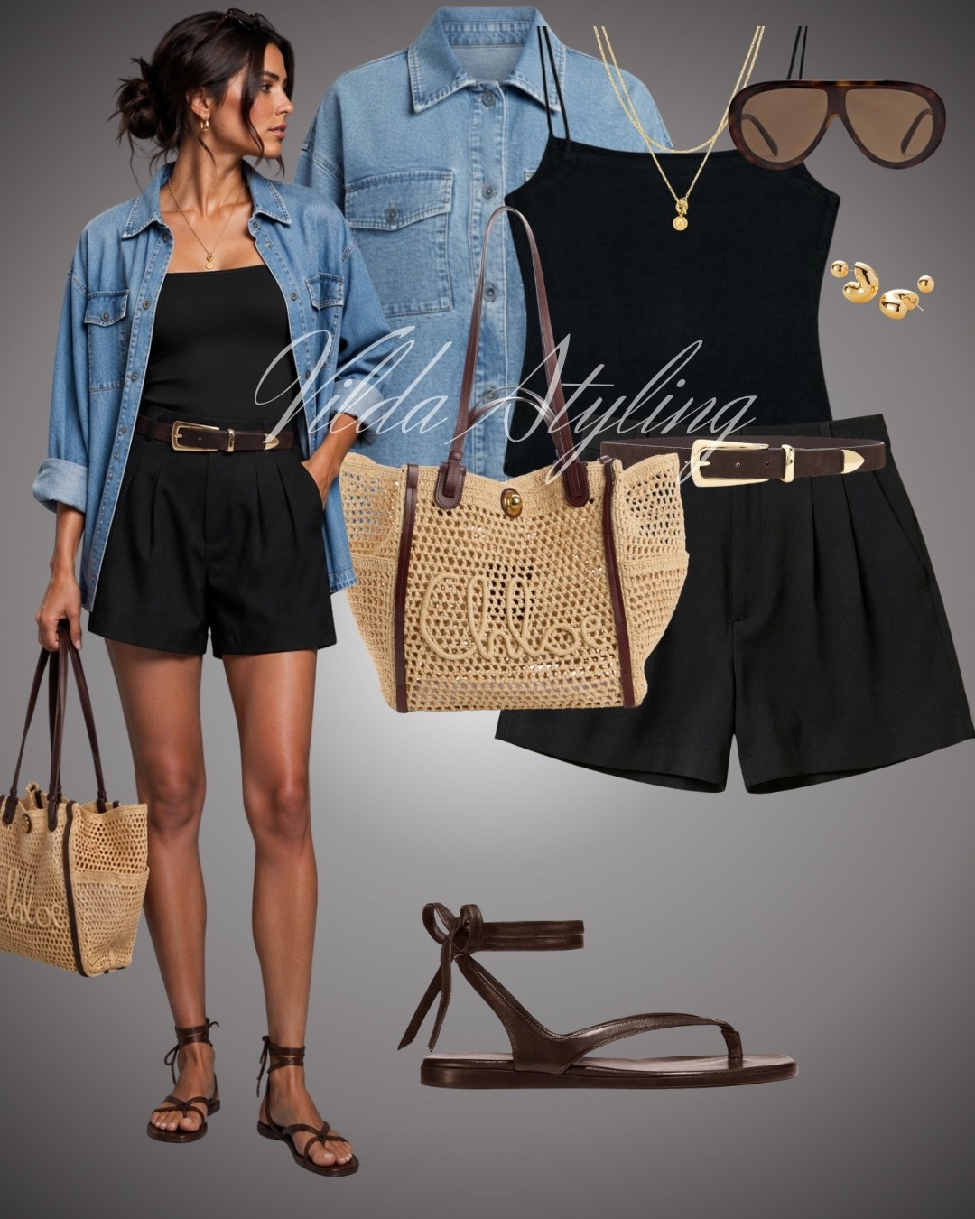 The denim shirt that goes with everything. 💙 Layer it over an all-black look for an effortless summer outfit you’ll wear on repeat. ✨
#LTKStyle #LTKFashion #SummerStyle #CasualChic #DenimShirt #BlackOutfit #CapsuleWardrobe #EverydayStyle #SummerEssentials #OOTD

#LTKsummer #LTKstyletip #LTKFashionMonth