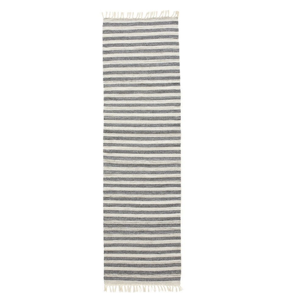 Heathered Stripe Indoor/Outdoor Flatweave Rug
 | Rejuvenation | Rejuvenation