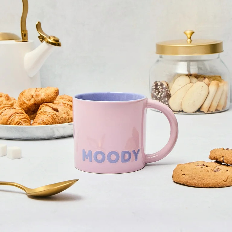 Thyme & Table 15.5 fl oz Purple "Moody" Stoneware Mug | Walmart (US)