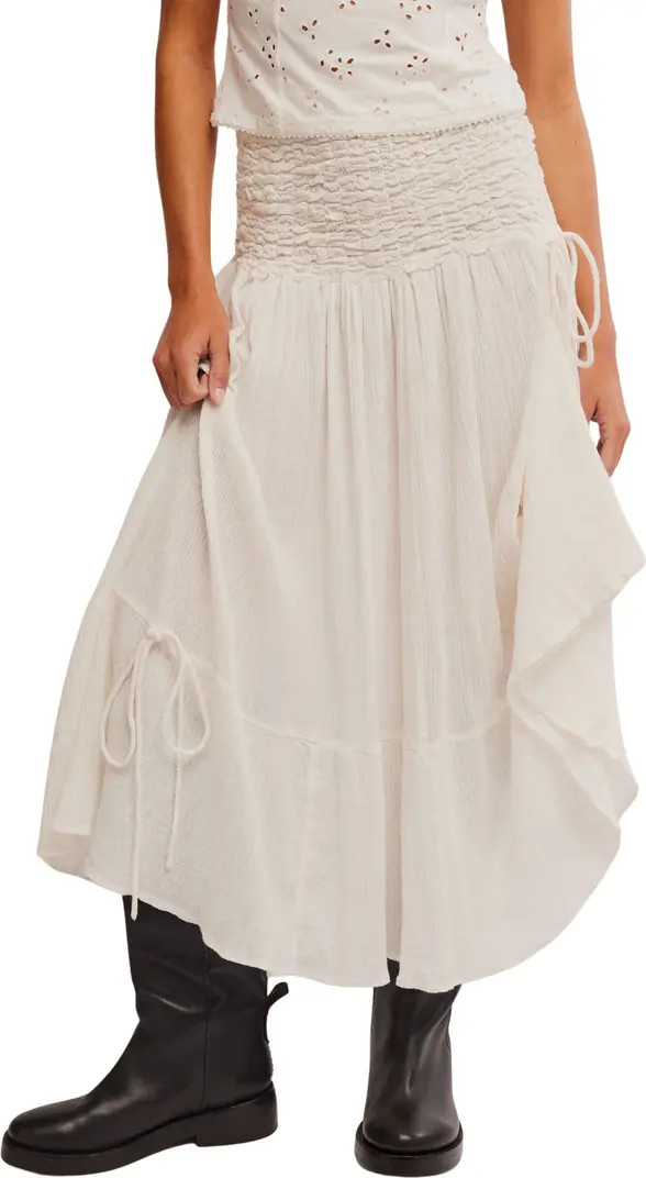 Prairie Convertible Cotton Smocked Skirt | Nordstrom Rack