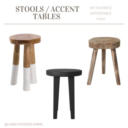 Wooden stool, wood accent tables, carved stool, black stool, vintage stool, Target stool, side table

#LTKhome #LTKunder50
