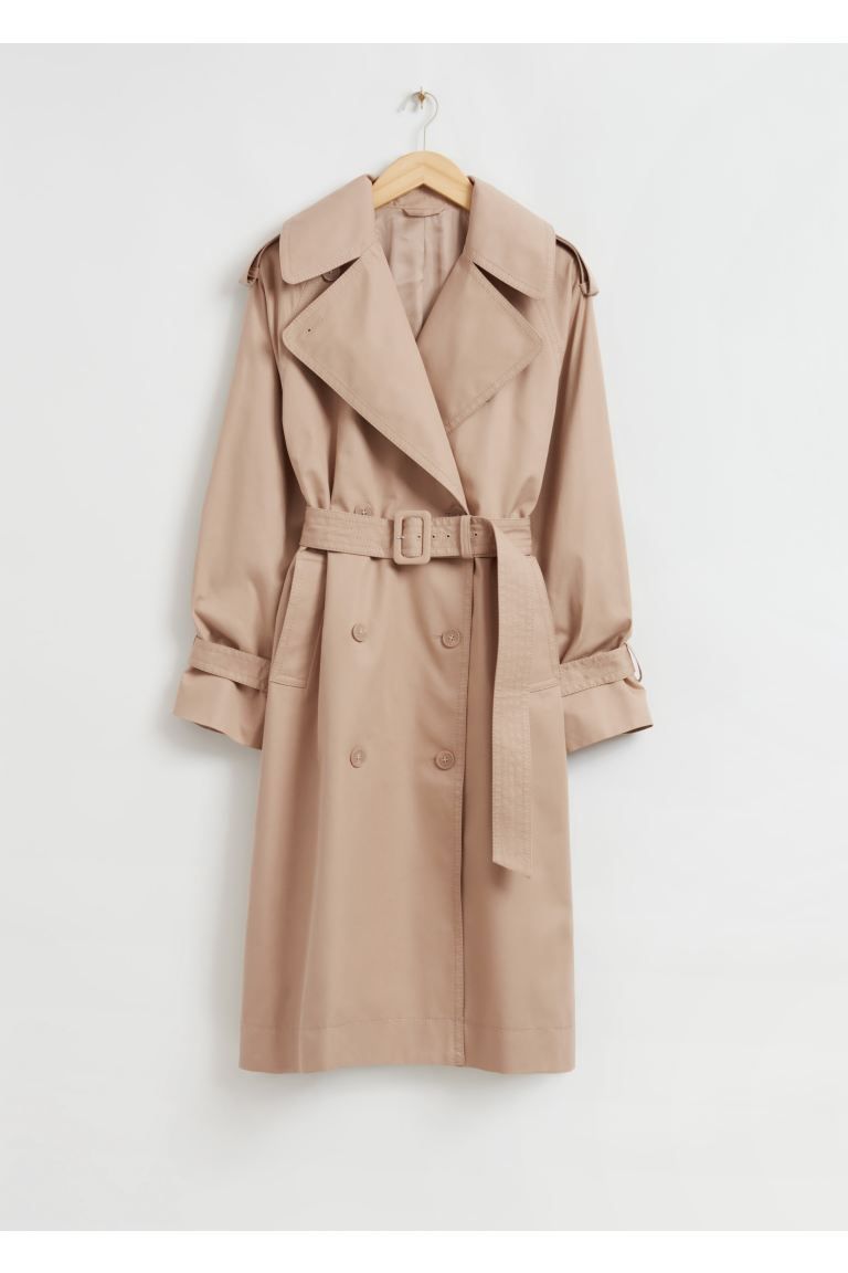 Relaxed Long-Fit Trench Coat | H&M (UK, MY, IN, SG, PH, TW, HK)