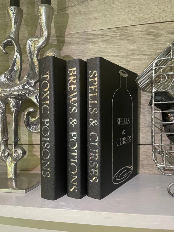 Halloween Book Stack  Halloween Decor  Halloween Book - Etsy | Etsy (US)