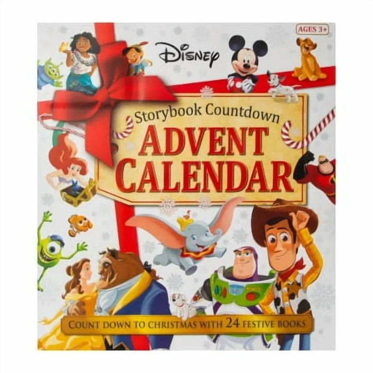 Disney Storybook Christmas Countdown Advent Calendar 24 Mini Disney Books | Walmart (US)