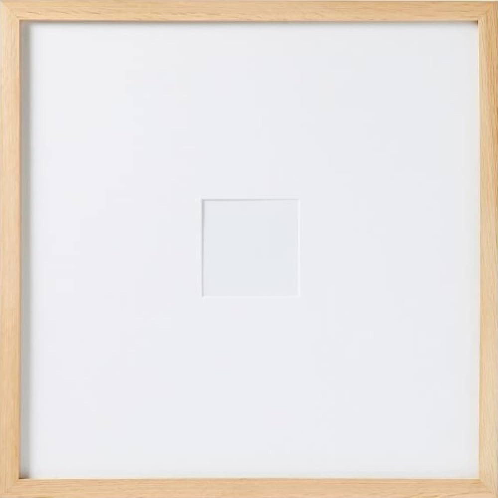 artisane, 20x20”, Picture Frame, Gallery Frame, Solid White Oak, Oversized Mat (4x4”, 5x7”,... | Amazon (US)