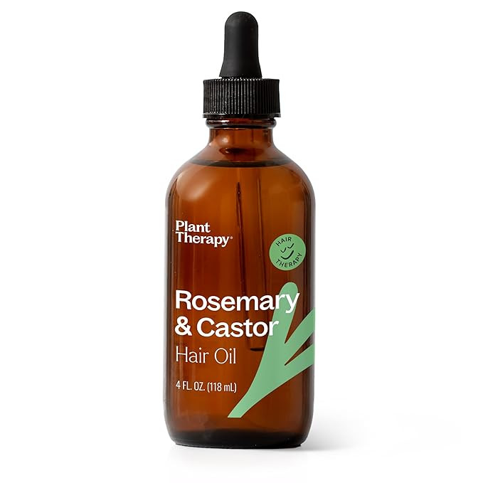 Plant Therapy Rosemary & Castor Oil - 4 oz Hair Treatment for Growth, Shine, Softness, Healthy Sc... | Amazon (US)