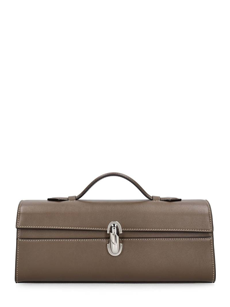 Slim Symmetry smooth leather bag | Luisaviaroma