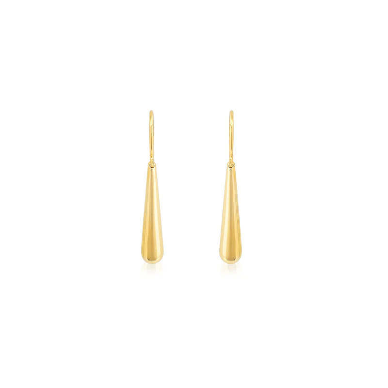 Dome Drop Earrings Yellow Gold | Jennifer Meyer