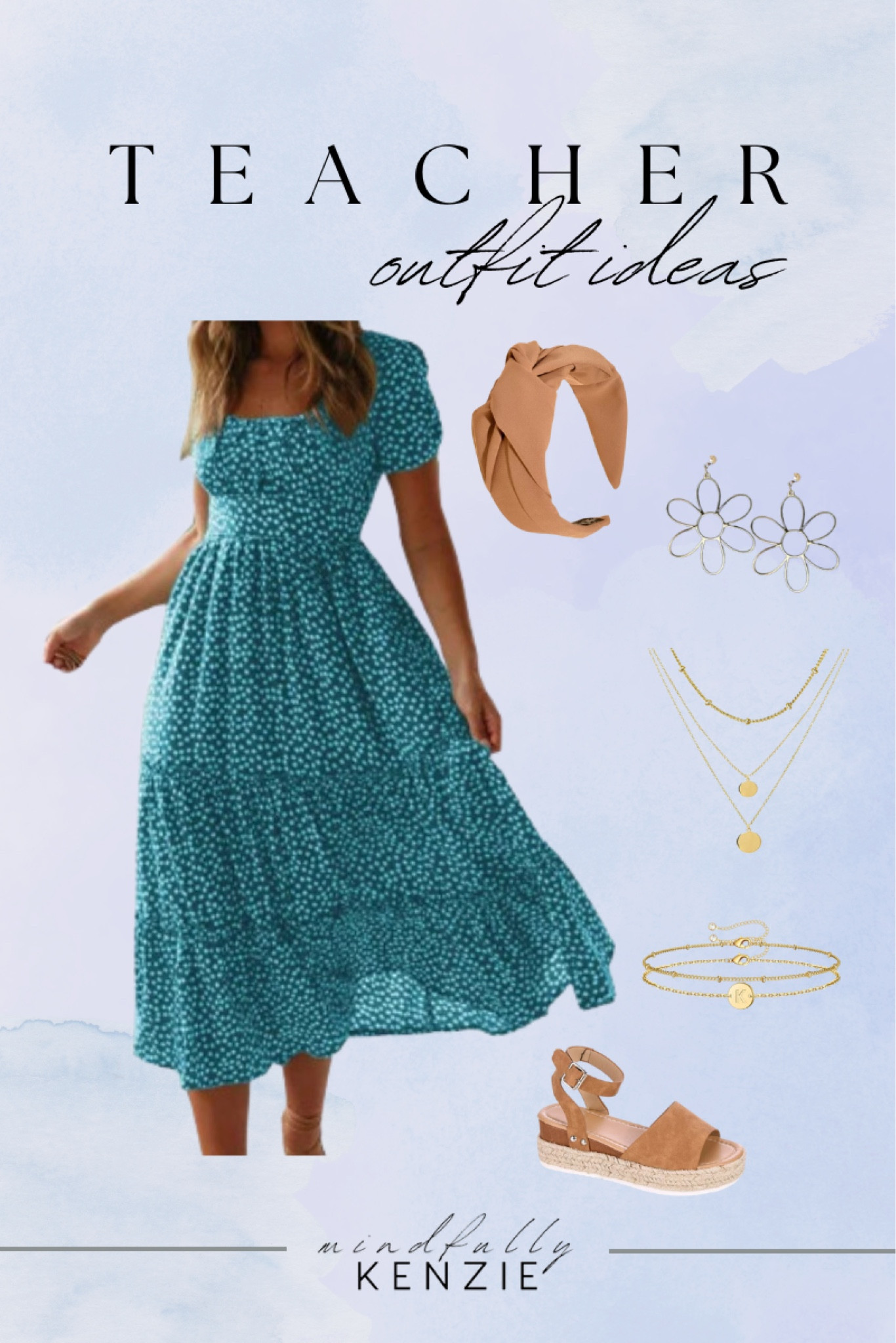 Teacher Outfit Ideas

Spring fashion  spring dress  teacher dress  midi dress  gold jewelry  flower earrings  sandals  headband  teacher style

#LTKSeasonal #LTKfindsunder50