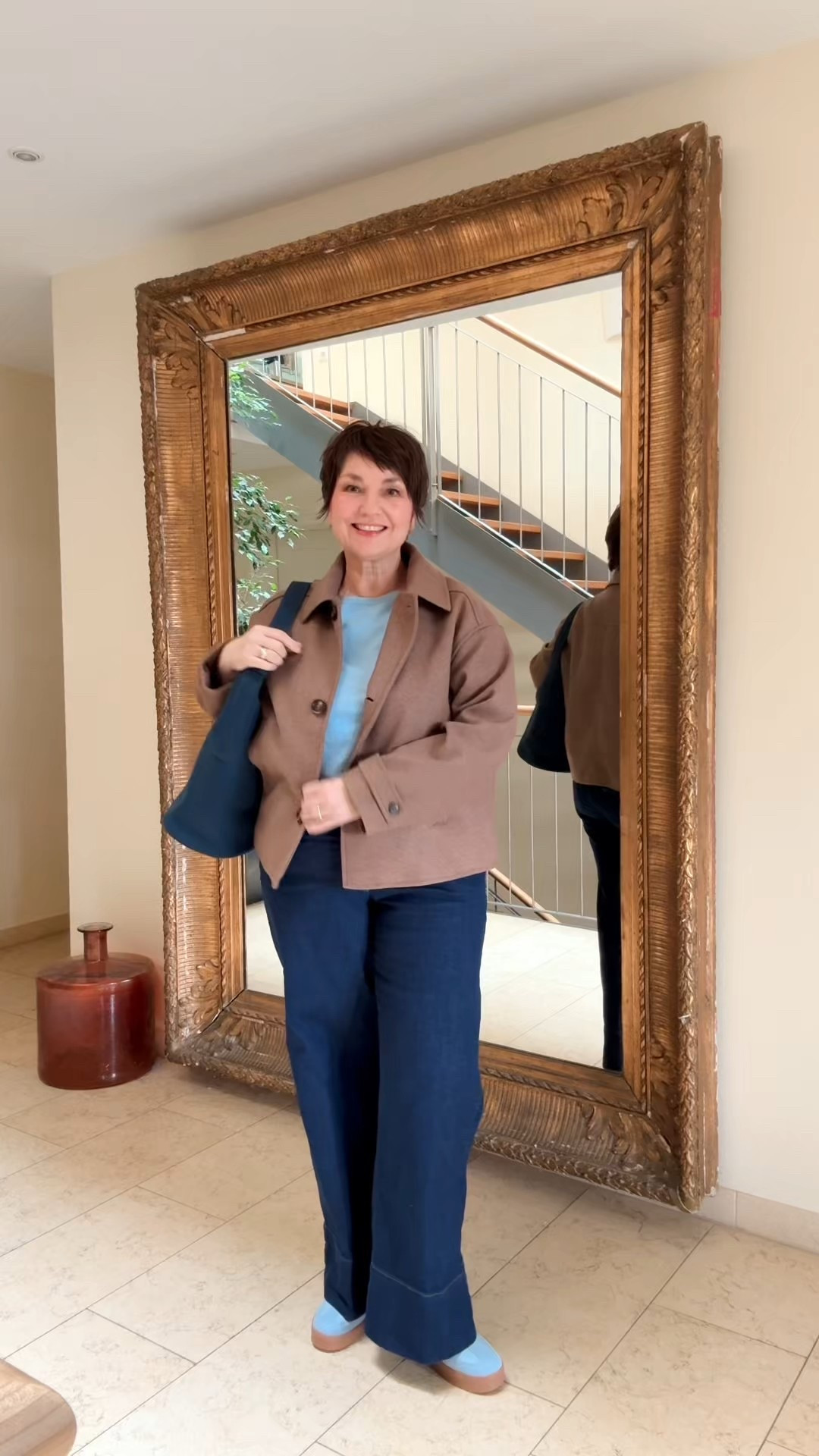 Ich liebe diese Kombination aus hellem
Braun und hellem Blau! Hat sowas Frühlingsfrisches! 🩵🤎

#LTKü50 #LTKdeutschland #LTKspring