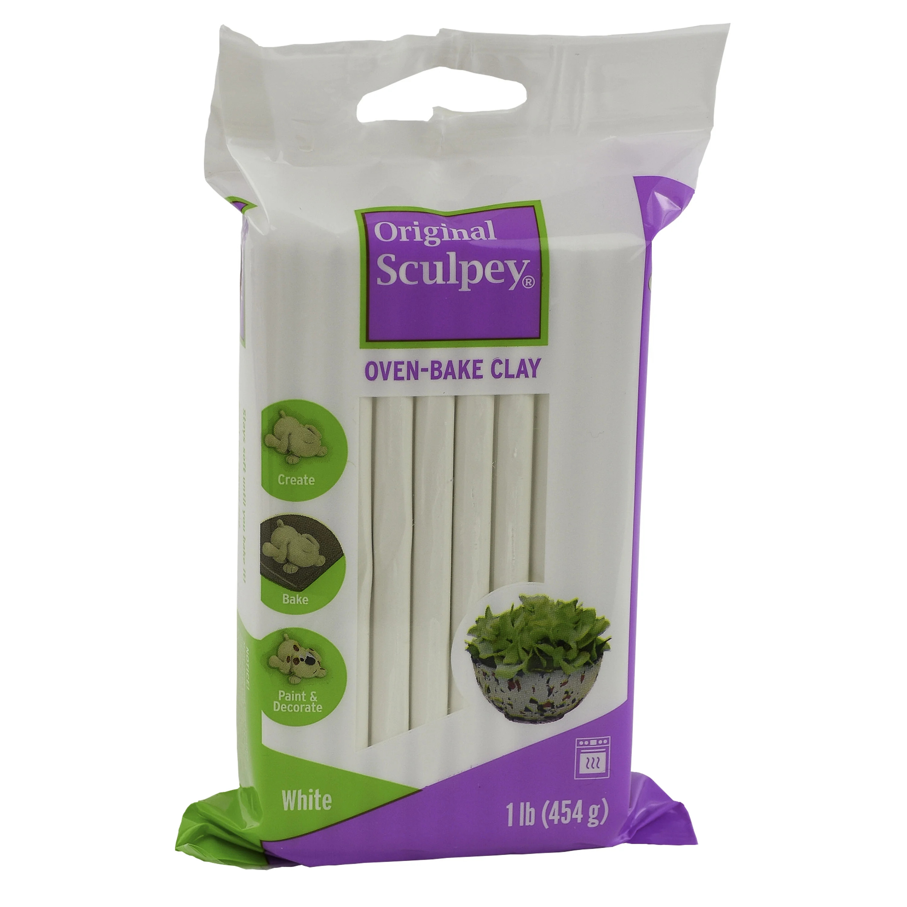 Sculpey Original Oven Bake White Modeling Clay | Walmart (US)