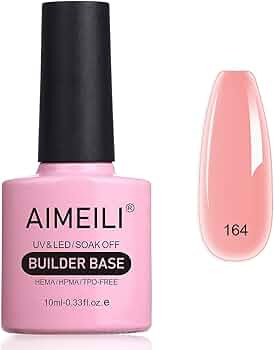AIMEILI 5 in 1 Builder Base Nail Polish Gel, Strengthener Gel Nude Builder Nail Gel for Nails Har... | Amazon (US)