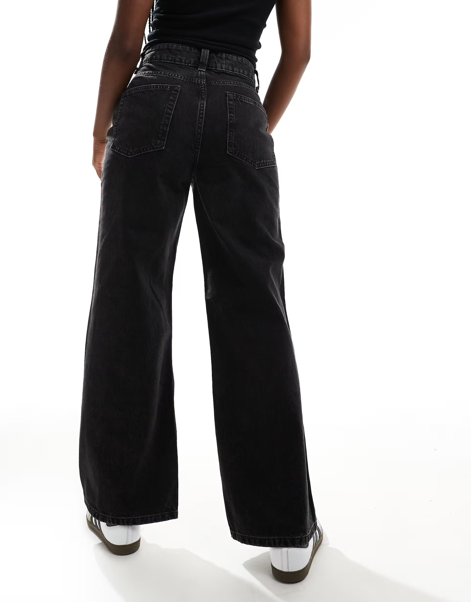 ASOS DESIGN dad jean in washed black | ASOS (Global)