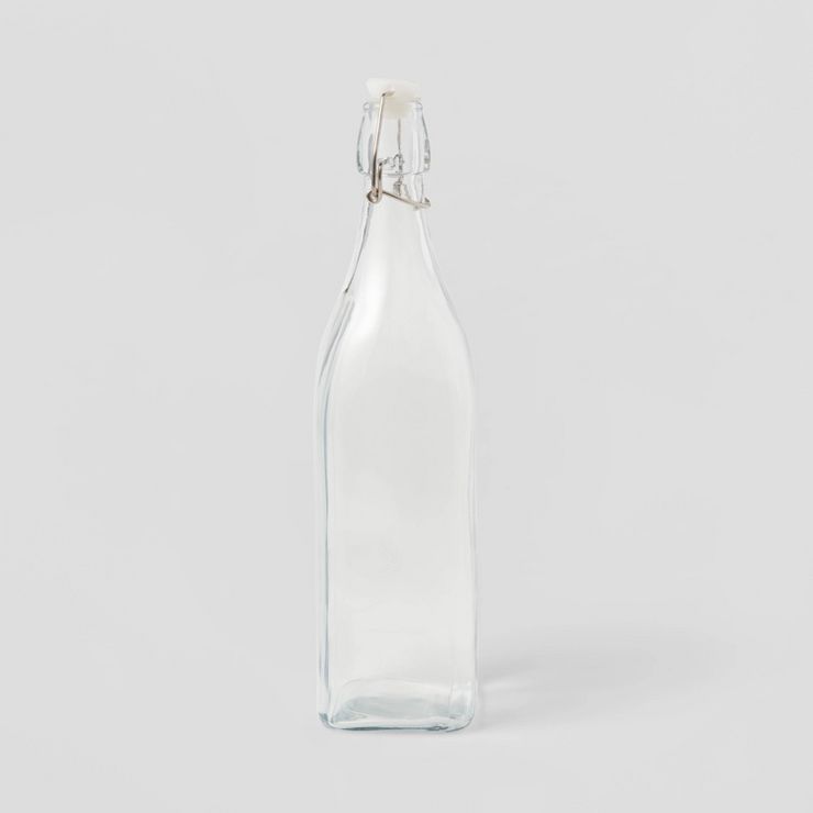 32oz Glass Swing Drinking Bottle Clear - Made By Design™ | Target