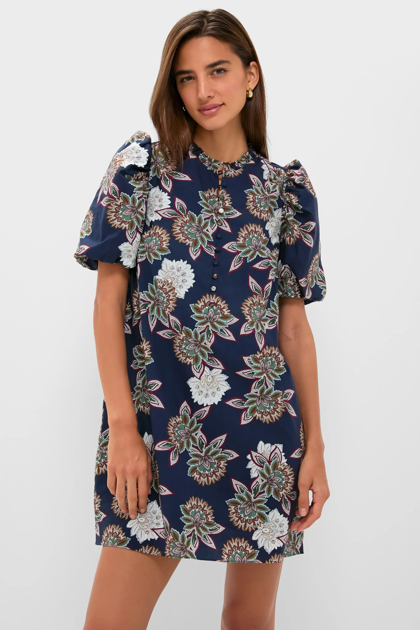Navy Floral Mimi Mini Dress | Tuckernuck (US)