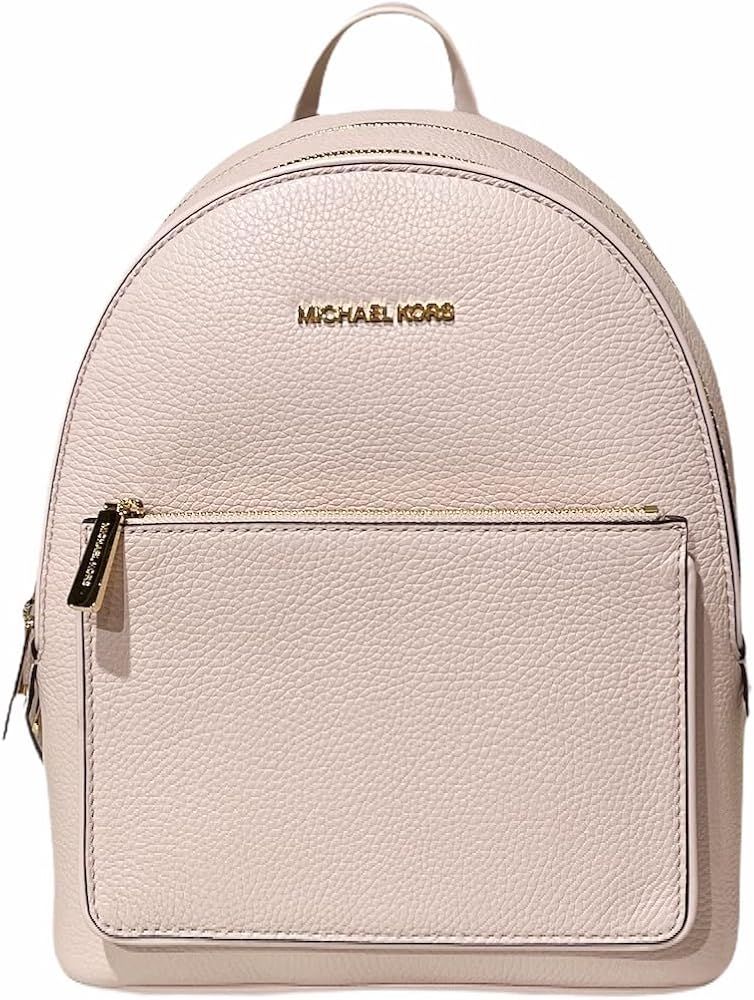 Michael Kors Adina Kenly Backpack Powder Blush Pink Pebbled Leather | Amazon (US)
