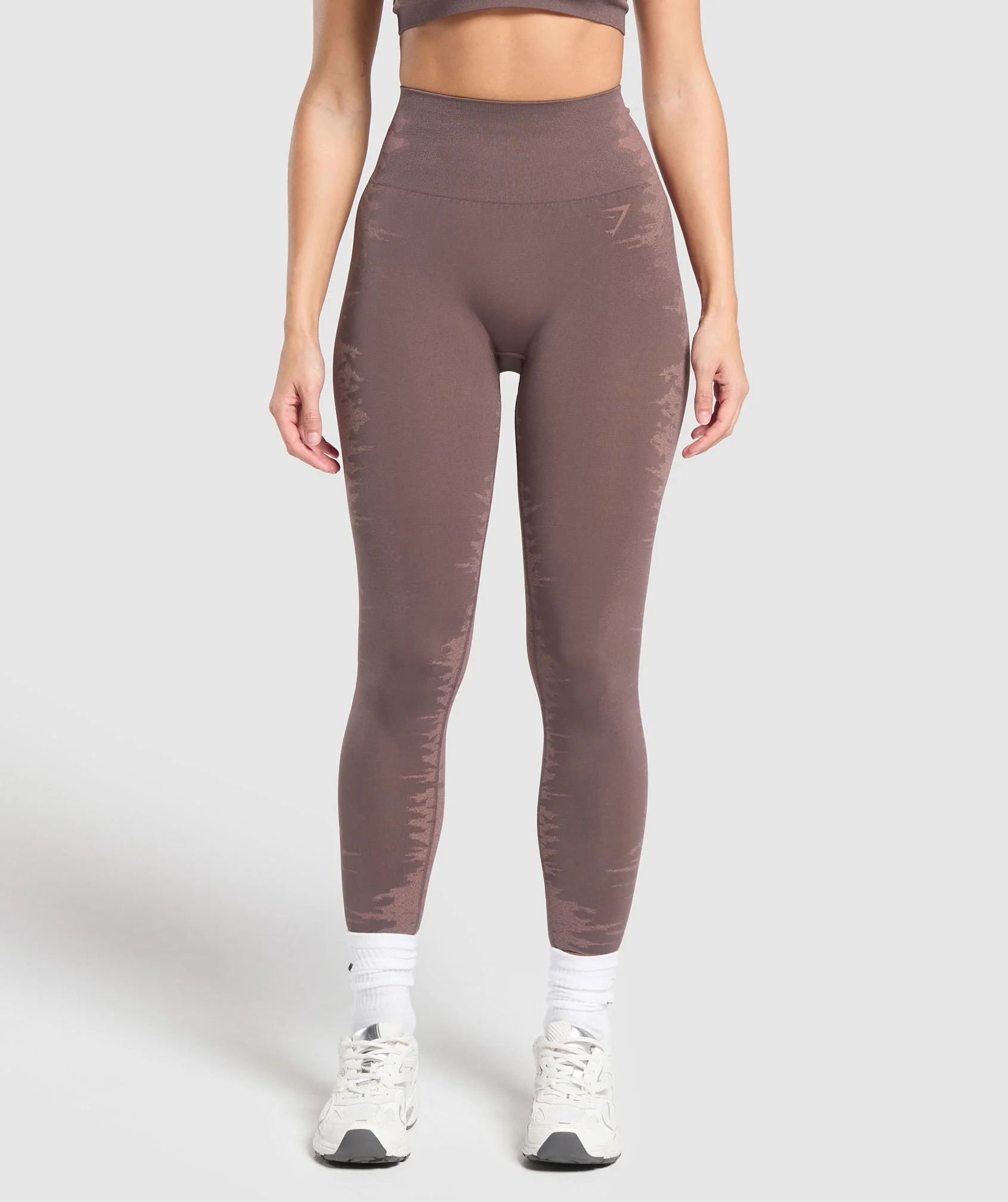 Gymshark Caged Seamless Leggings - Purple/Brown | Gymshark US