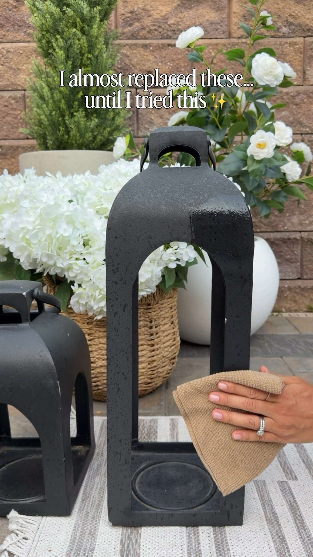 I was ready to replace these lanterns until I tried this Amazon find… and the difference honestly surprised me. 🤯

A few quick wipes brought years of fading back to life, and now I’m finding excuses to use it on everything outside. 🌿🤎

#amazonfinds #amazonhome #outdoordecor #homeimprovement #beforeandafter

#LTKSaleAlert #LTKHome