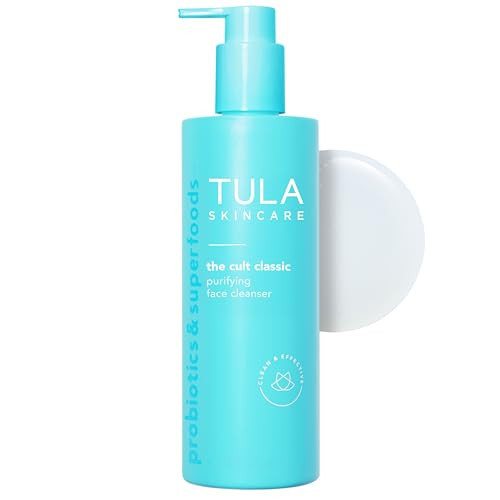 TULA Skin Care Cult Classic Purifying Face Cleanser - Jumbo, Gentle and Effective Face Wash, Makeup Remover, Nourishing and Hydrating, 12.34 oz. | Amazon (US)