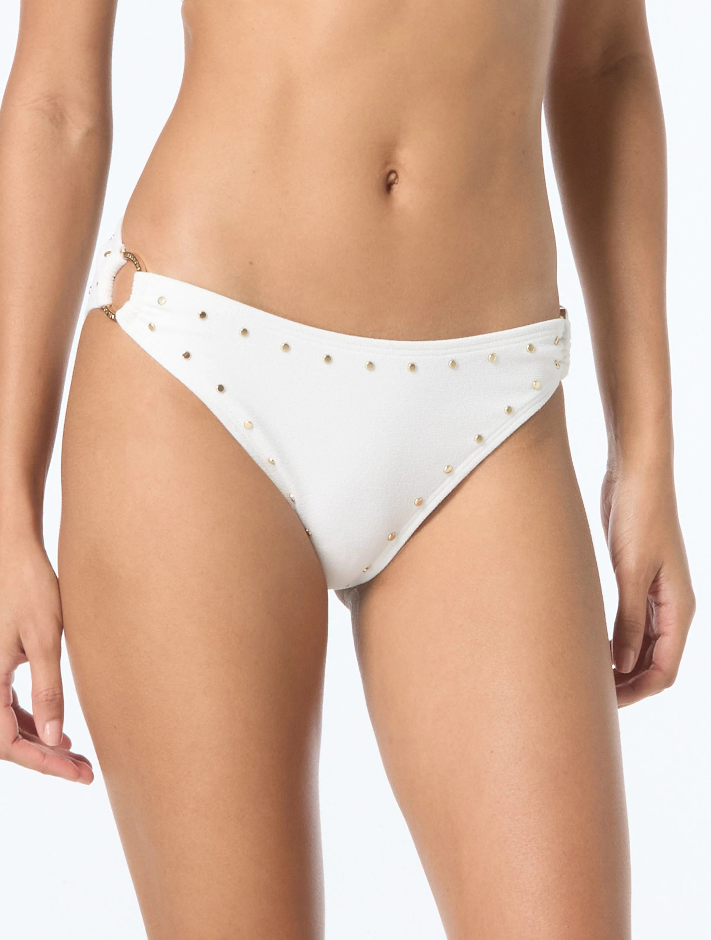 Michael Kors Ring Side Bikini Bottom - Crepe Solids | Beach2Ocean