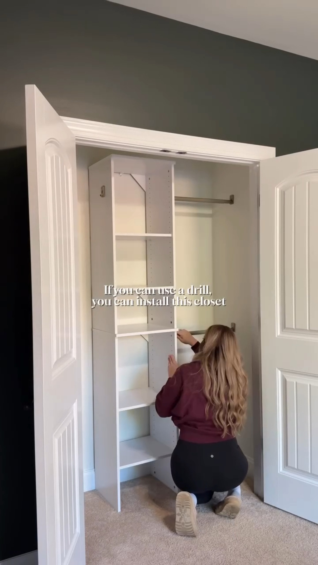 This closet system in this video is currently UNDER $90 TOTAL! 

I have installed this system into countless closets, it is the most affordable, easy DIY & beginner friendly closet out there! The set I’m installing in the video is 16in wide, comes with the tower and 3 rods and is the perfect size for smaller closets or kids closets. There is also multiple accessories/add ons (additional rods, shelves, drawers, etc.) easy to customize to any space! 

#closetmakeover #kidscloset #closetmaidbrightwood #lowesfind #customcloset @loweshomeimprovement https://shoplowes.me/4nwoMGa

#LTKHome #LTKFindsUnder100 #LTKSaleAlert