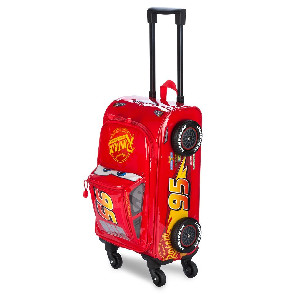 Lightning McQueen Rolling Luggage for Kids – Cars | Disney Store