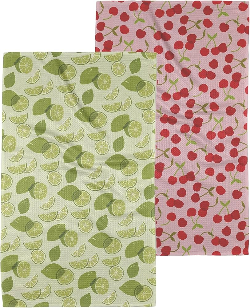 GEOMETRY Kitchen Tea Towel - Quick Dry Microfiber Cloth Dish Towels for Kitchen Drying - Premium ... | Amazon (US)