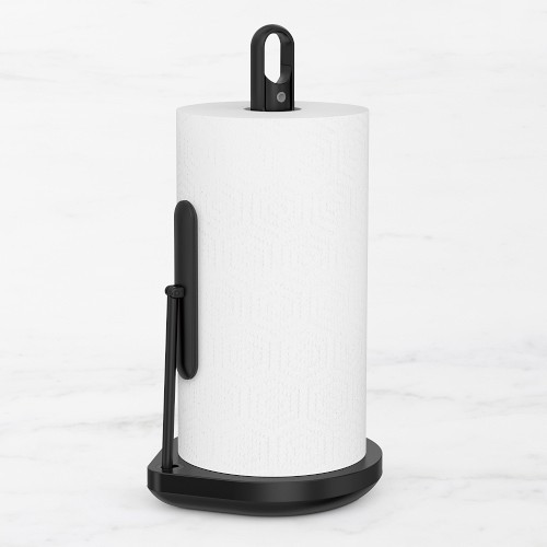 simplehuman(TM) Paper Towel Holder with Pump, Matte Black | Williams-Sonoma