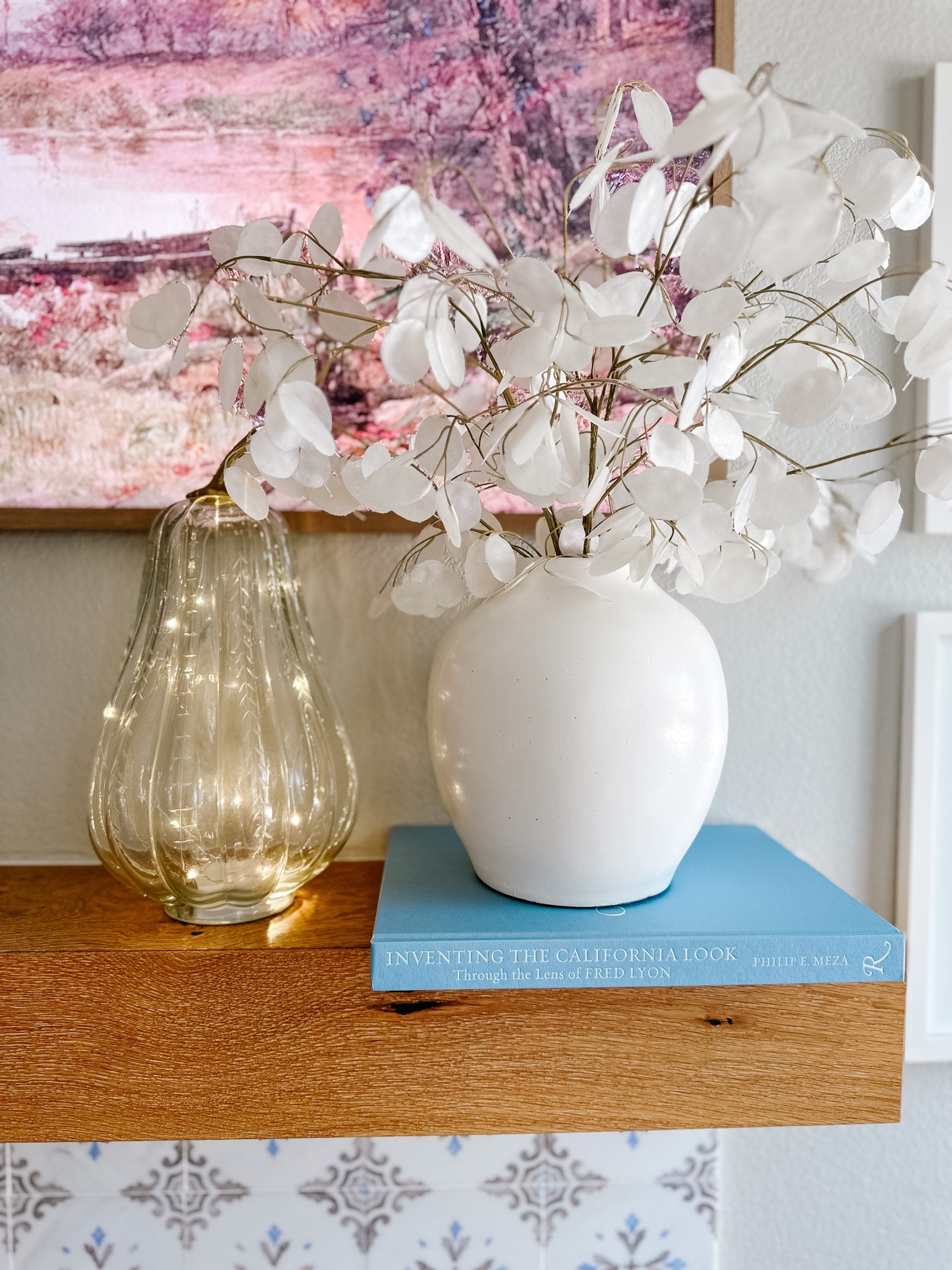 The Fall Mantel is complete. I used the stems I loved so much last year and a few new pieces like the new vintage frame and art. I got it for a steal compared to the other pieces like it out there. Comment MANTEL for a link sent to your messages. 

#LTKSeasonal #LTKFind #LTKhome