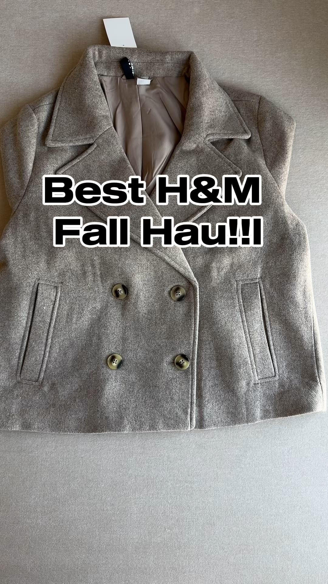 Best H&M Fall Haul | H&M finds | H&M | H&M favorites | oversized sweater | sweater | neutral outfit | short coat | short trench coat | wide leg jeans | fall outfits | fall fashion | 

#LTKStyleTip #LTKGiftGuide #LTKSeasonal