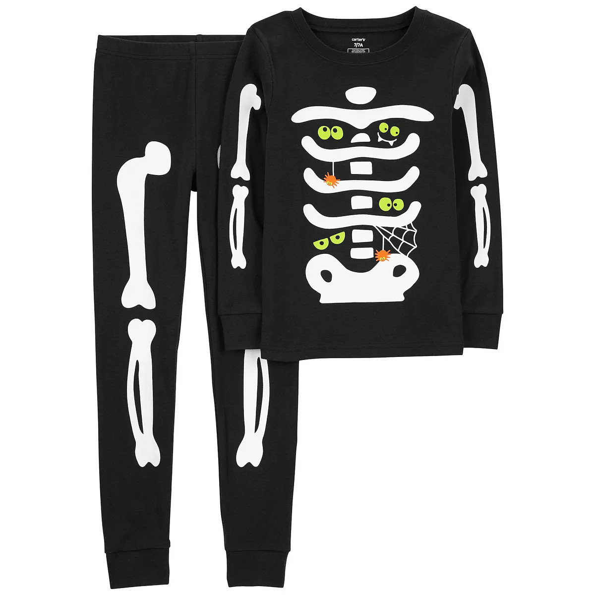 Boy's 4-14 Carter's 2-Piece Skeleton Snug Fit Pajama Set | Kohl's