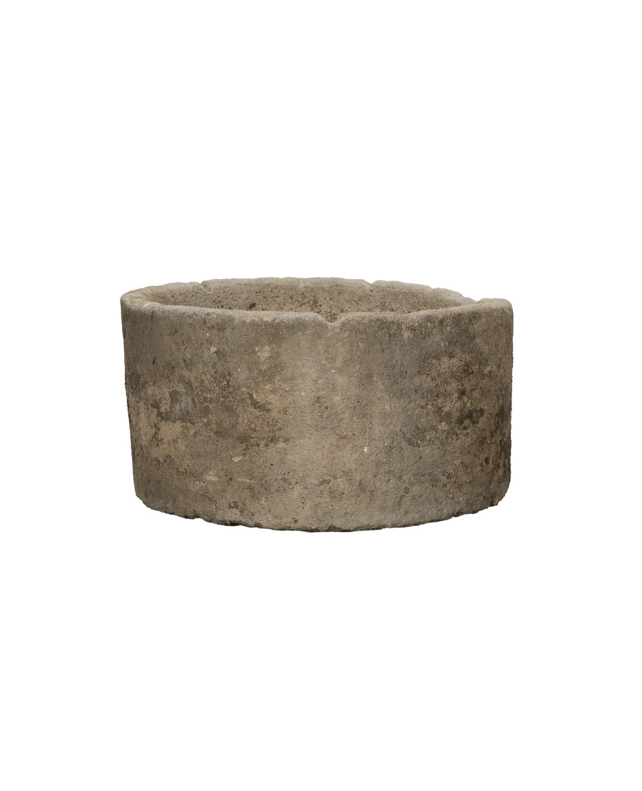Limestone Trough - Round | Olive Ateliers