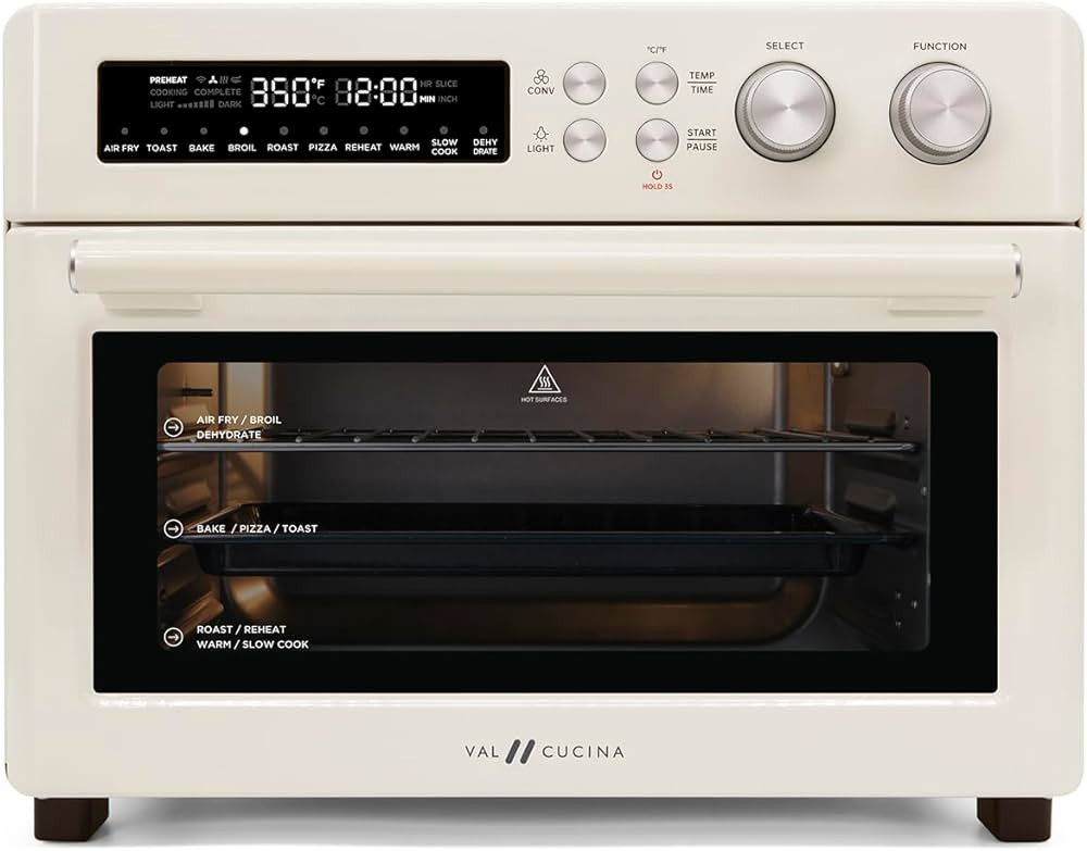 VAL CUCINA Retro Style Infrared Heating Air Fryer Toaster Oven, Extra Large Countertop Convection... | Amazon (US)