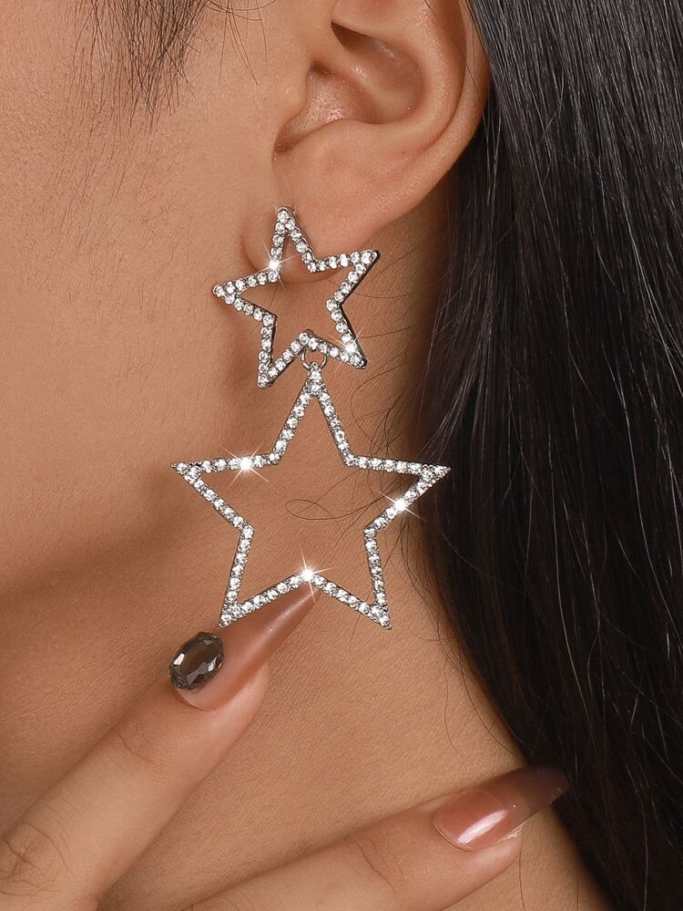 Rhinestone Star Drop Earrings
       
              
              $2.40        
    (500+)
     ... | SHEIN