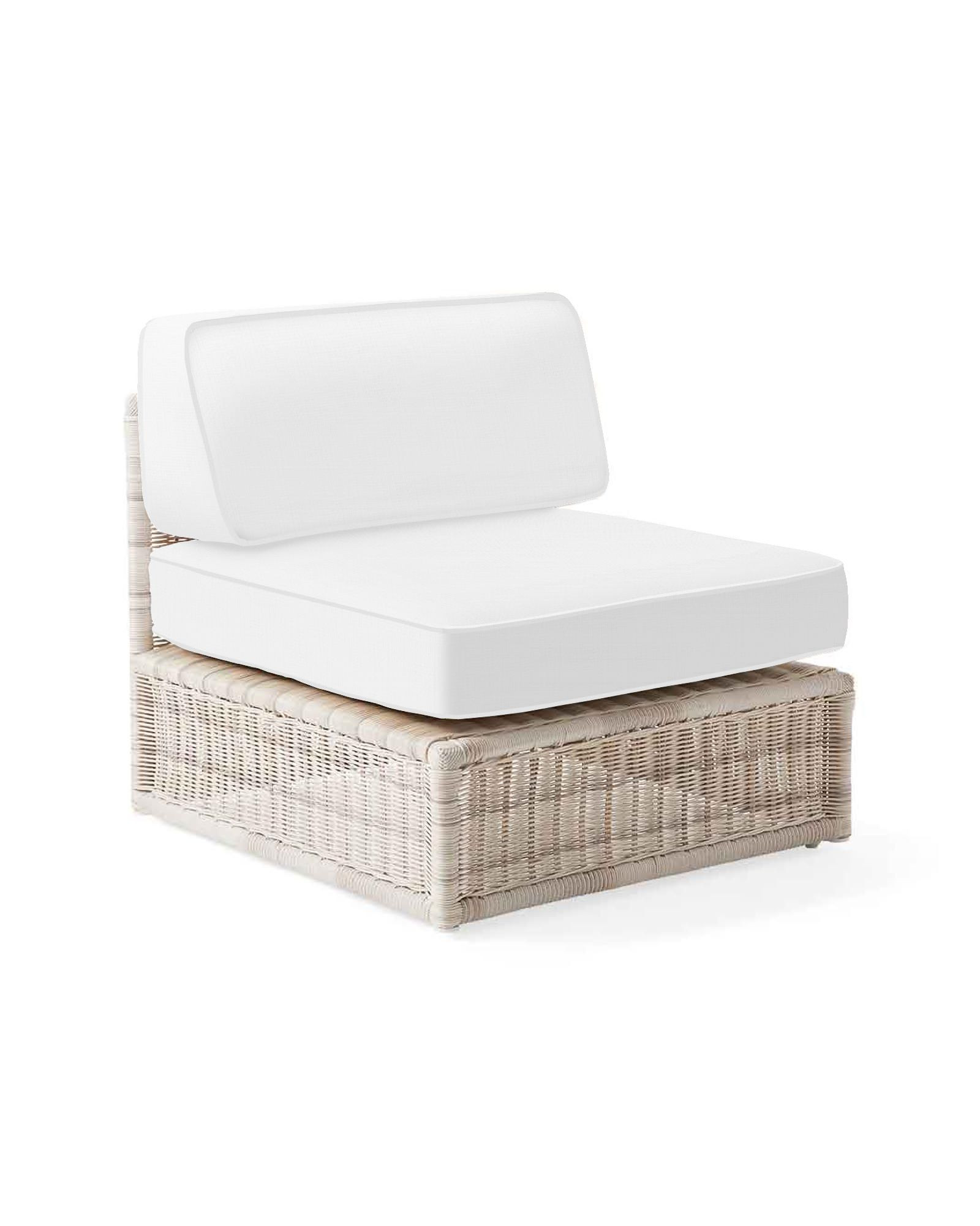 Pacifica Modular Armless Chair - Driftwood | Serena and Lily