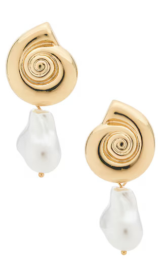 Lucy Earrings in Gold | Revolve Clothing (Global)