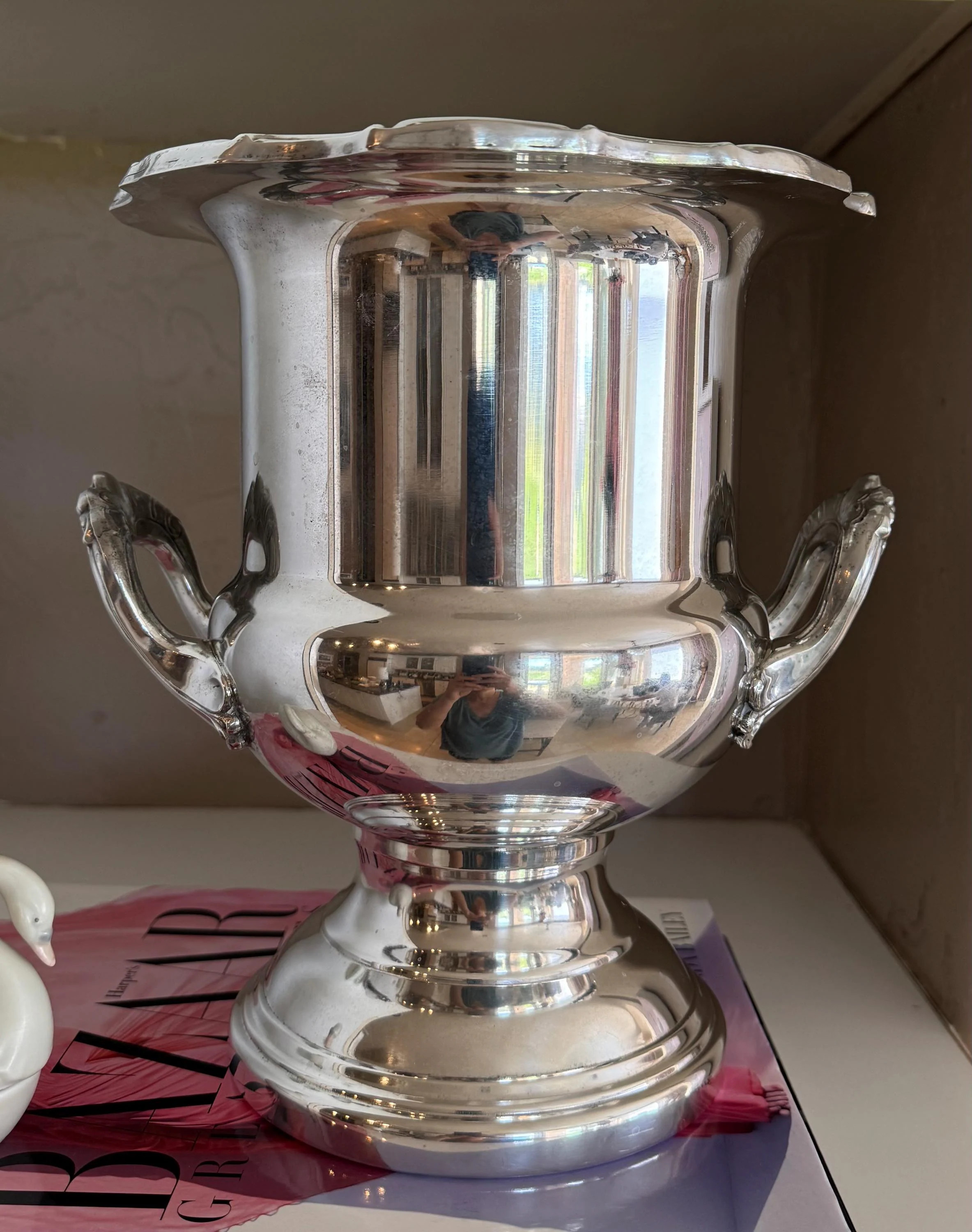 Vintage Trophy Ice Bucket Silver Plated Champagne Bucket Wine Chiller 10"x9" or Use as Vase - Tar... | Etsy (US)