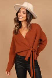 Hinterland Knit Sweater - Rust | Petal & Pup (US)