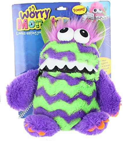 Worry Monster Plush Soft Toy Purple & Green | Amazon (US)