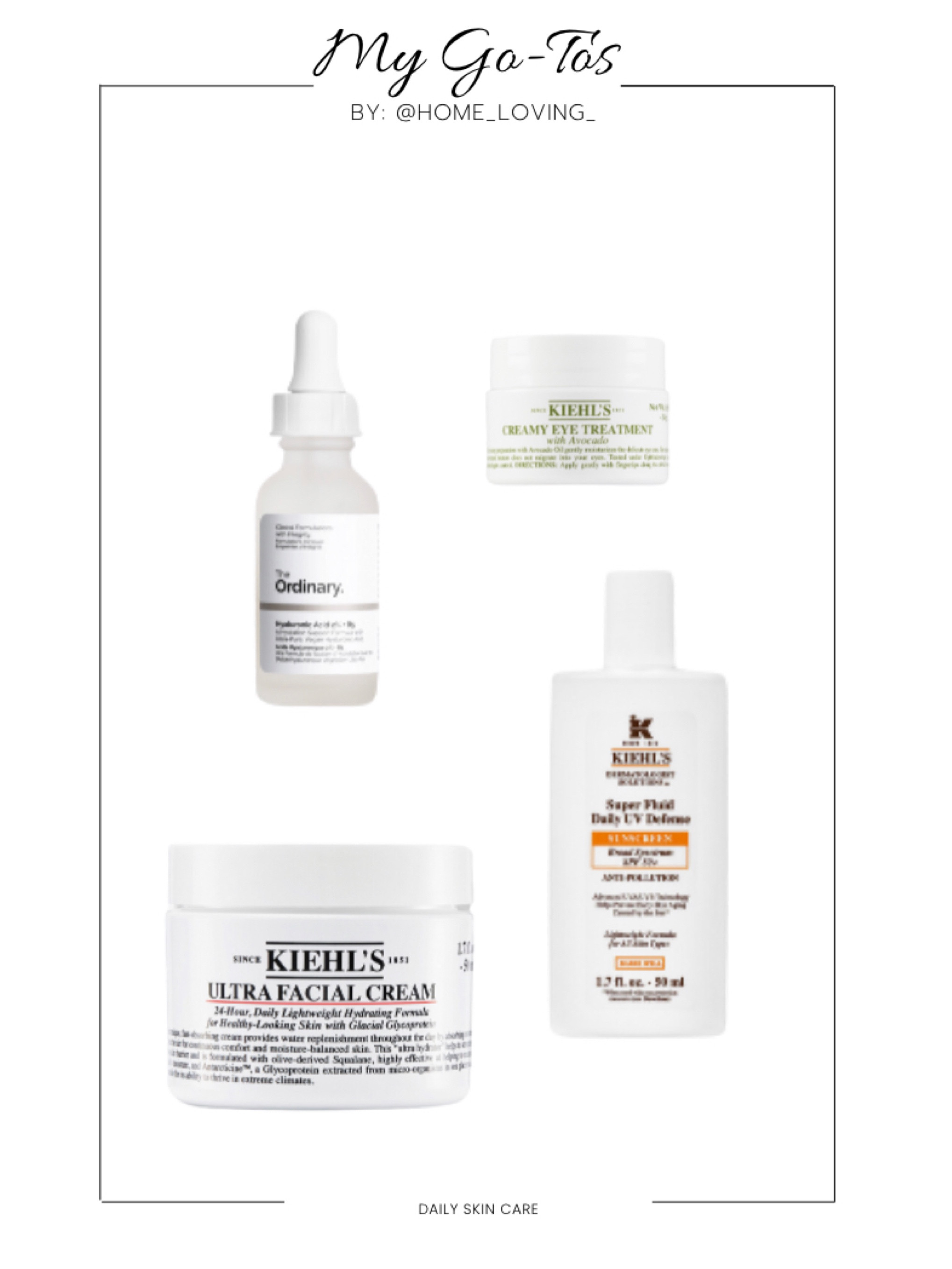 My daily skin care

#LTKover40 #LTKstyletip #LTKbeauty