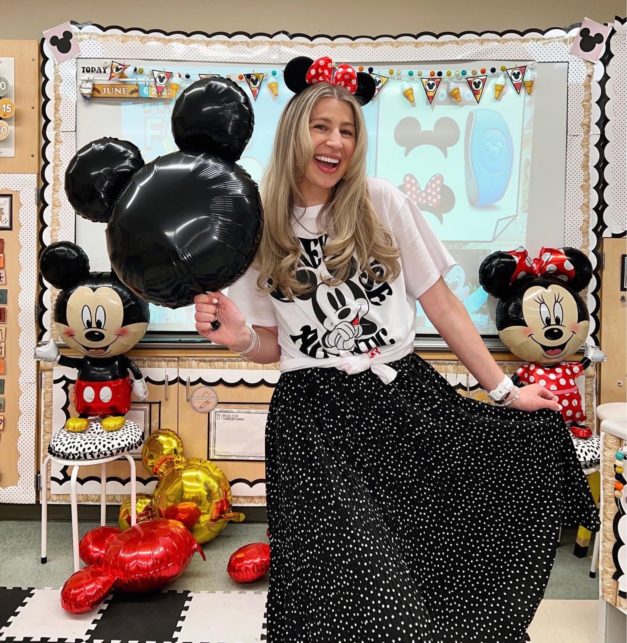 Disney Day fit! 🪄🎡✨ 

The perfect outfit & accessories for a Disney trip (real or virtual 😉) Shirt & skirt are a size small!

#LTKfamily #LTKtravel #LTKSeasonal