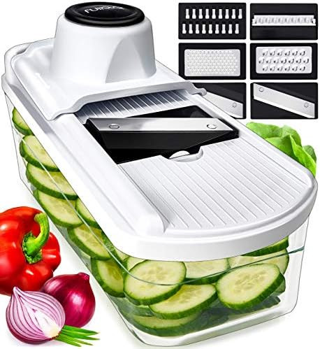 Fullstar Mandoline Slicer for Kitchen, Fruit Cutter, Cheese Grater, Cucumber Slicer, Food Cutter ... | Amazon (US)