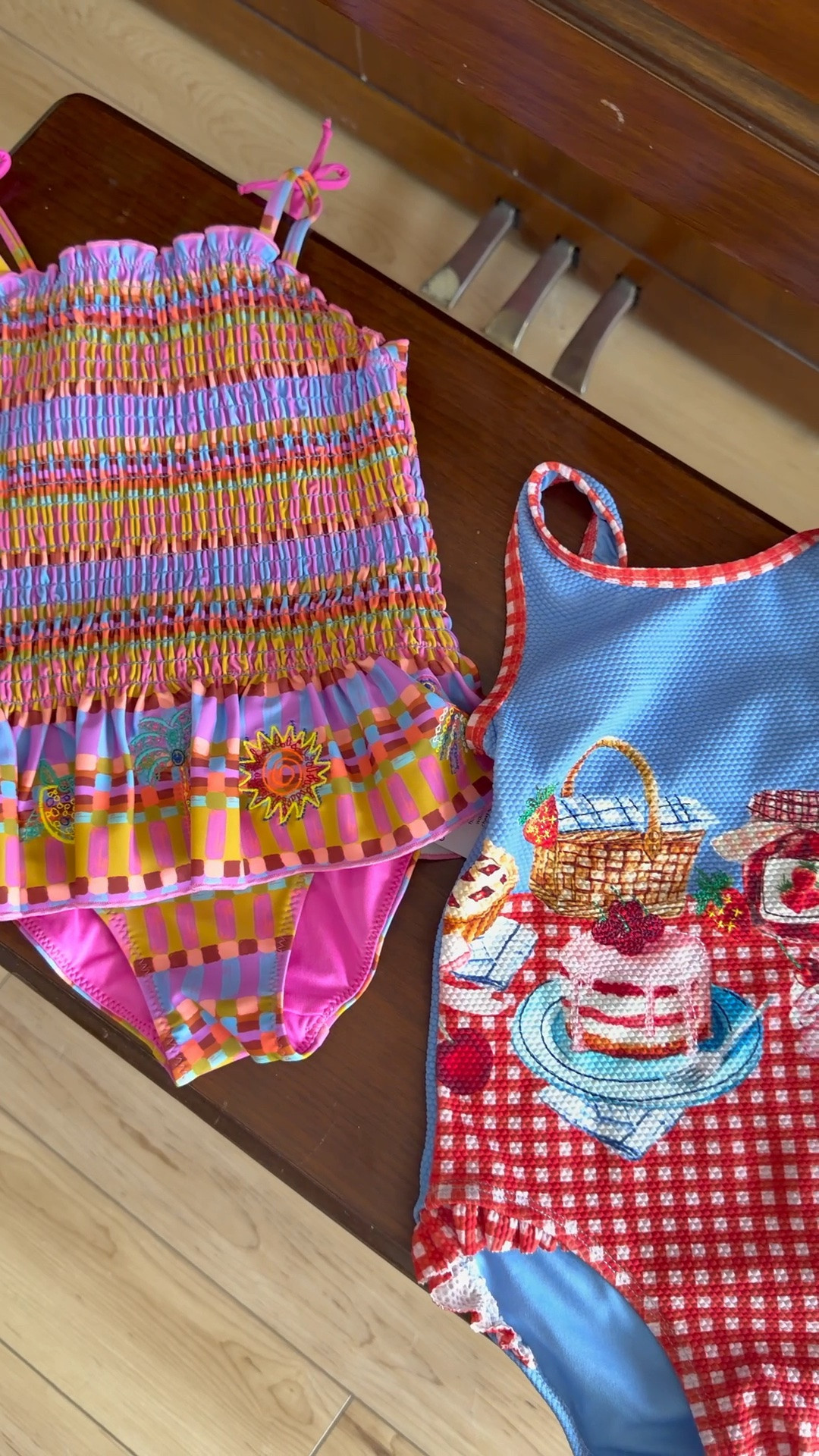 The cutest vintage-inspired swimsuits for summer ☀️🌈 From bright rainbow smocking to the sweetest picnic print details 🍓 these girls swimsuits are perfect for beach days, pool parties, summer vacations, and chasing childhood memories all season long 💕 #LTKkids #summerfashion #girlsswimwear #kidsstyle #toddlerfashion #littlegirlstyle #summeroutfits #poolday #beachvacation #vacationoutfits #kidsboutique #retrostyle #momfinds #summermusthaves #matchingstyles #playfulfashion #colorfulstyle #resortwearkids #momcontentcreator #shopthelook 

 #LTKSeasonal #LTKSwim #LTKKids