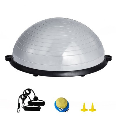 Half Exercise Ball Trainer, 23 Inch Balance Ball Trainer, 660lbs Capacity Stability Ball, Yoga Ball with Resistance Bands & Foot Pump | Target
