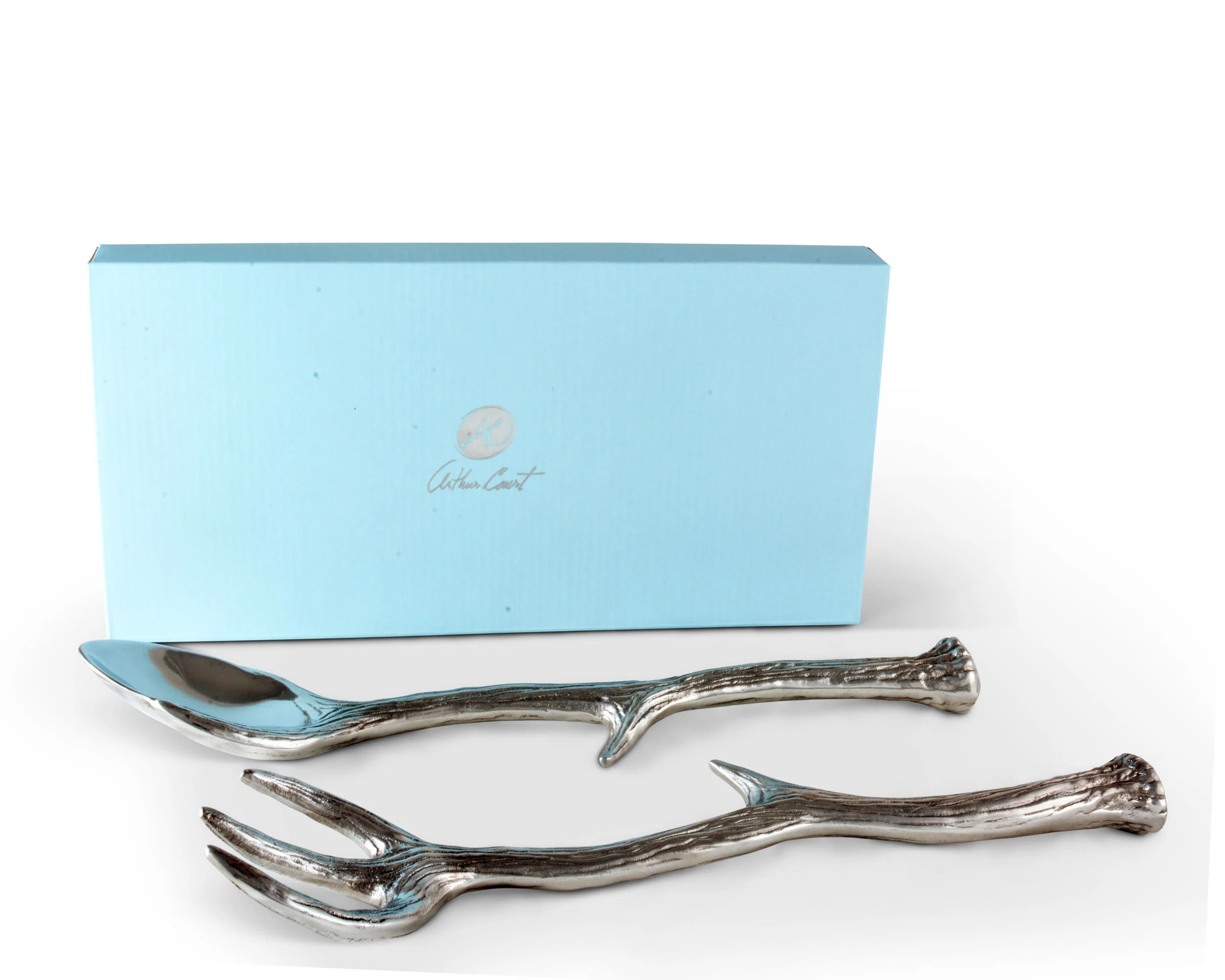 Arthur Court Antler 2 Piece Salad Servers Set | Wayfair | Wayfair North America