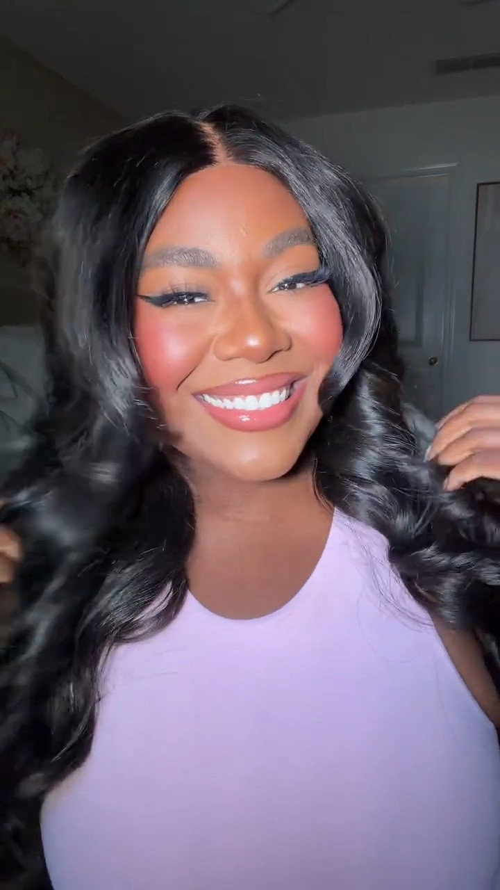 when the glam and hair come out perfectly I feel like I can take over the world or at least get a decent new profile pic

Glam and hair deets below 

Hair is a custom glueless rico beauty wig with 4 bundles of 24 inch Rico Body Wave and closure

#LTKBeauty