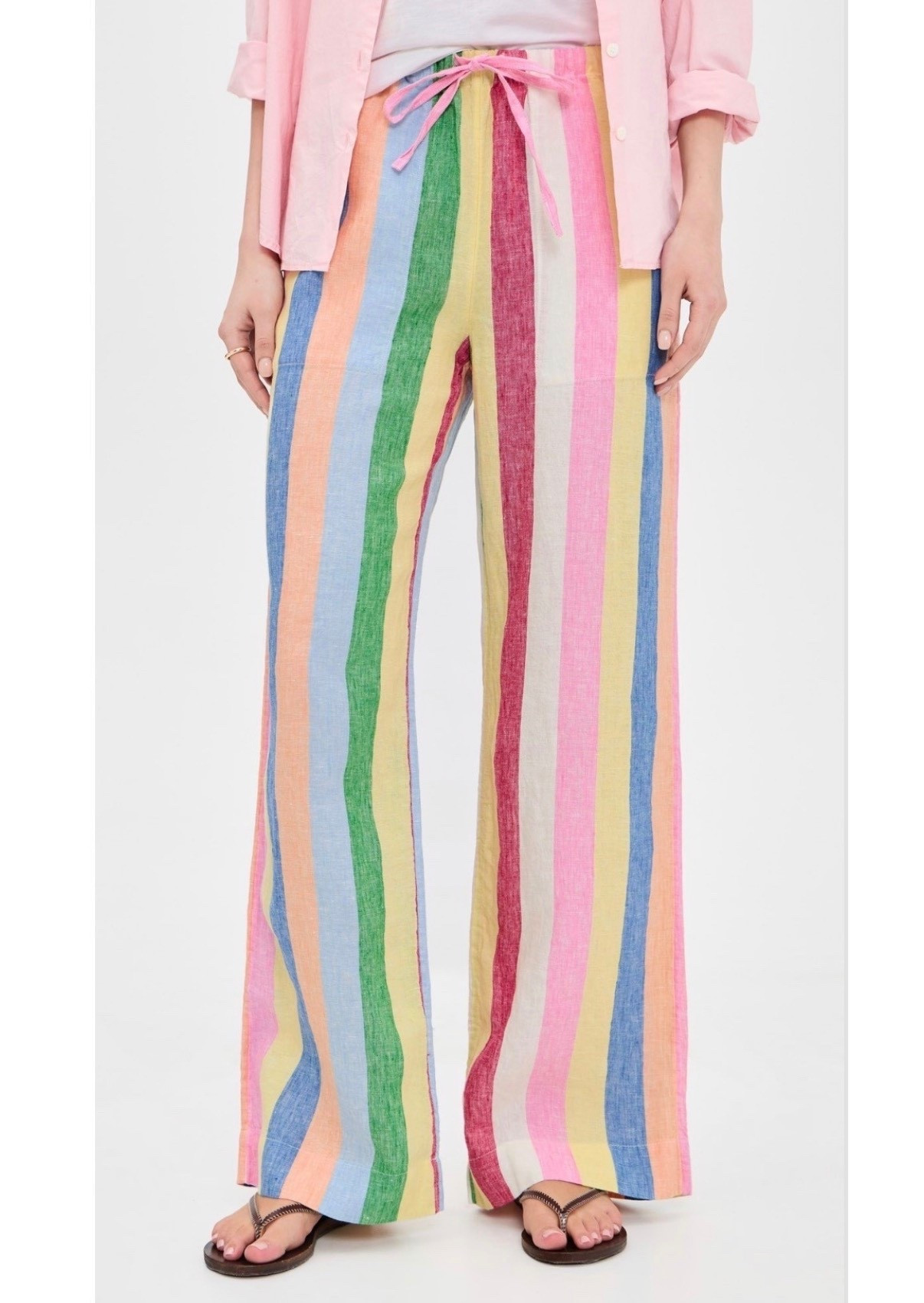 Stripe pants 
Vacation outfit 

#LTKSeasonal