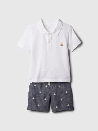 babyGap Polo Outfit Set | Gap (US)