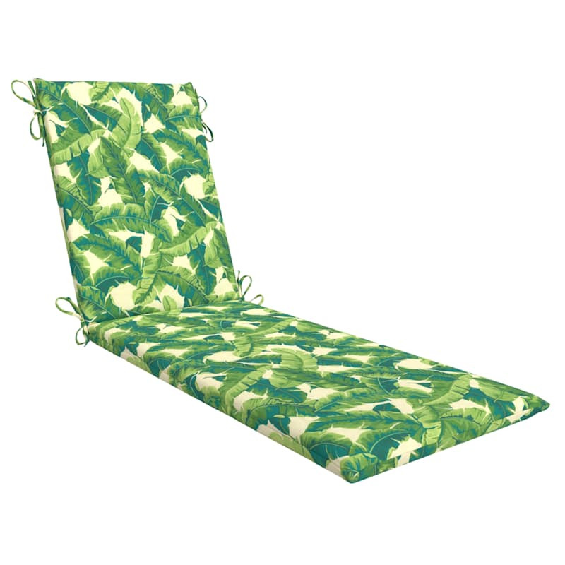 Marconi Leaf Chaise Basic Outdoor Cushion | At Home