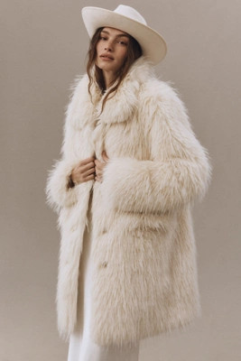Apparis Pamela Faux Fur Coat | Anthropologie (US)